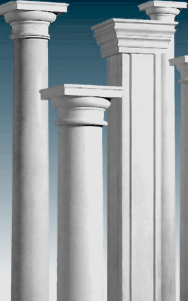 Nr. TM10140301+ TM101402 3m Säule, Haus Säulen, Zaunsäulen, Gartensäulen